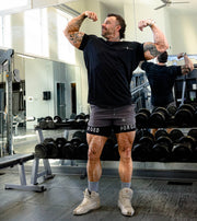 Grey FORGED 2in1 Shorts (5"inseam)
