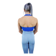 Sculpted: Halter Sports Bra (Royal Blue)