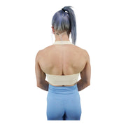 Sculpted: Halter Sports Bra (Cream)